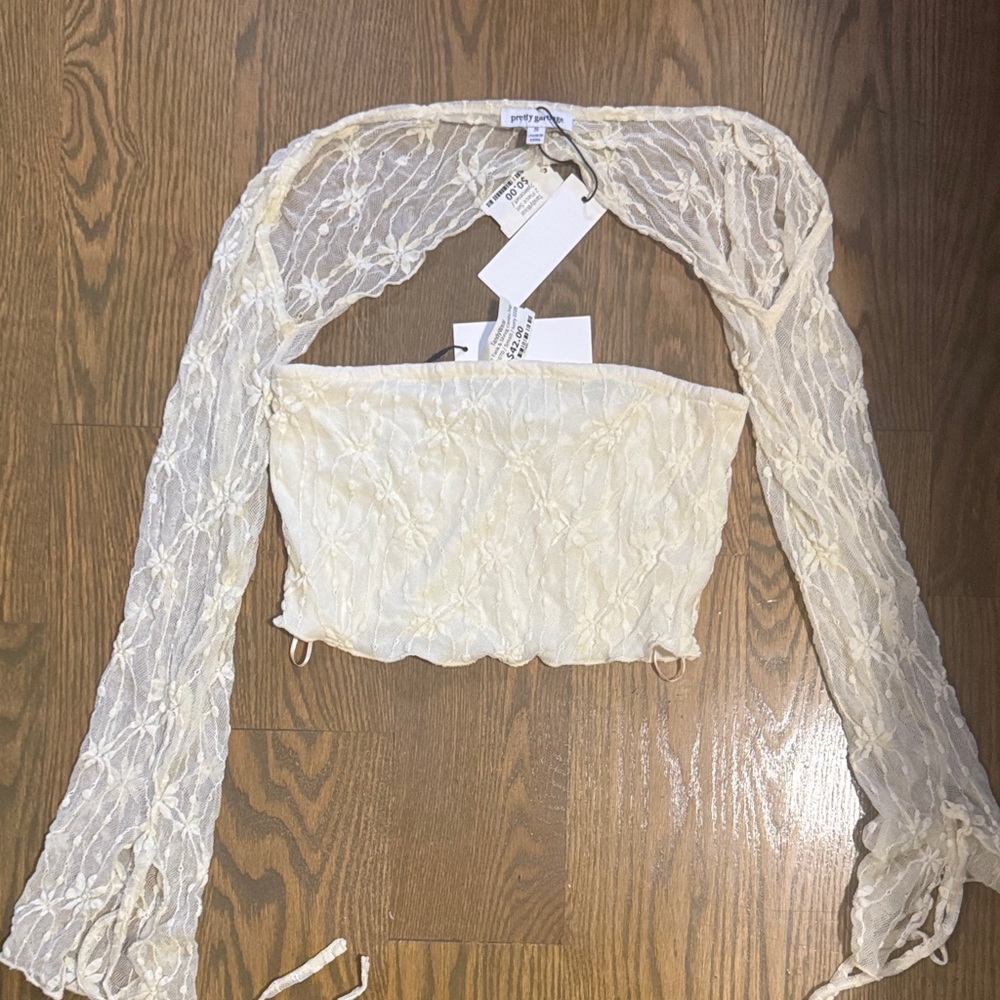 Elegant Cream Lace Blouse